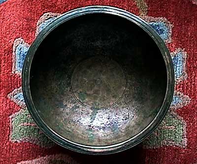 Antique Tibetan singing bowl