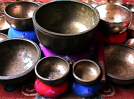 Antique singing bowls