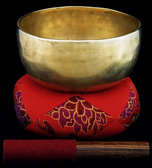 Antique Master-quality Tibetan Singing Bowl: Buddha type